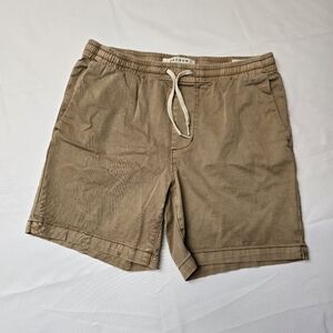 PacSun Volley Shorts Mens Teen Small Elastic Waist Drawstring Casual Small Khaki